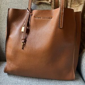 ❌sold❌Marc Jacobs - Brown Pebbled Leather Commuter Tote Bag Purse Handbag